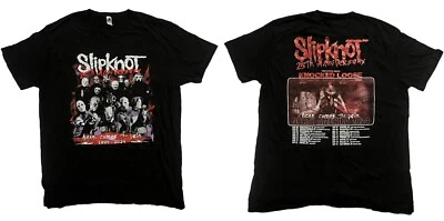 Camisa Slipknot Tour 2024 concierto Comes The Pain 25th knotfest XL rara máscara payaso Foto 1 de 3