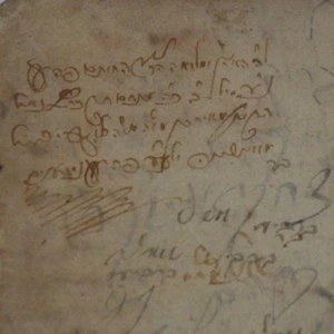 1768 signierte HEBRÄISCHE antike HANDSCHRIFT interessante jüdische Judaica כתב יד עתיק מאד - Bild 1 von 12