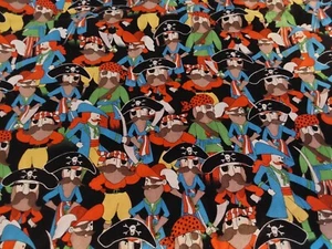 Pillow Case 100% Cotton Handmade Pirates Men Ship 1 Case 30.5x20 - Picture 1 of 3