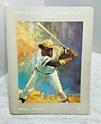 Willie Stargell Pirates 1988 National Hall Of Fame Yearbook And Newsletter  - Image 1 of 3