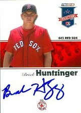 Brock Huntzinger autographed Baseball Card 2008 Tristar Pro Debut #32