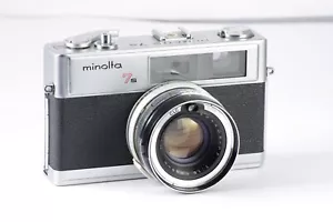 Minolta Hi-matic 7 S ROKKOR 45 1.8 FULL WORKING Point Shot Made in JAPAN RARE - Imagen 1 de 8