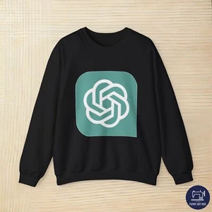 Sudadera Unisex Chat GPT Logo AI Conversacional Chatbot Language Model - Imagen 1 de 37