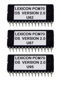 LEXICON PCM 70 OS VERSION 2.0 EPROM UPGRADE UPDATE PCM70 EFFECT REVERB V2 ROM - Imagen 1 de 2