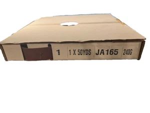 Produktion Schleifmittel 1" x 50 yds Shop Rolle 240er-Körnung Medium Metall Emory Tuch - Bild 1 von 2