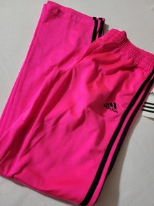 Adidas Girls XL size 16 athletic pink pants NWT - Picture 1 of 2
