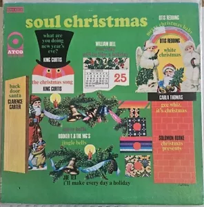 V/A SOUL CHRISTMAS LP 1968 ATCO SD 33-269 FUNK R&B XMAS BACK DOOR SANTA OTIS - Picture 1 of 4