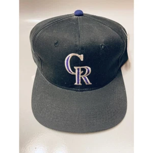 Sombrero de béisbol Colorado Rockies The G para hombre negro bordado talla única nuevo de colección - Imagen 1 de 7