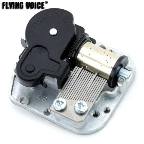 Silver Wind Up Musical Movement Alloy With 40 Tunes Option For DIY Music Boxes Cover