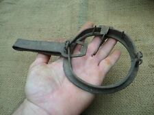 VINTAGE ANTIQUE SMALL WROUGHT IRON MOUSE MICE RAT TRAP BLACKSMITH HAND FORGED