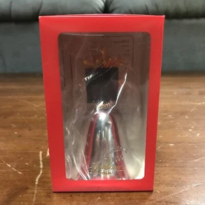 Vtg 1995 Gorham Silver Plate Annual Christmas Bell w/ Box Gold Snowflake Handle - Picture 1 of 5