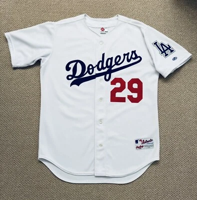 Camiseta deportiva Adrian Beltre Rawlings auténtica de los Dodgers de Los Ángeles en el campo 44 Foto 1 de 4