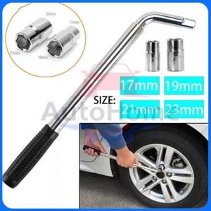 Wrench 4 Way Lug Nut Tool Foldable Adjustable Lug Nut Socket Wheel Tire Change - Picture 1 of 12