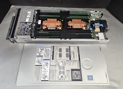 Hoja de servidor Dell PowerEdge M620 HHB003 2*INTEL XEON E5-2640 V2 2,2 GHz 96 GB de RAM Foto 1 de 4