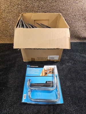 (CANTIDAD 24) Ganchos gigantes para colgar escaleras de almacenamiento de garaje Crawford GSH 241692 Foto 1 de 4