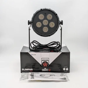 CHAUVET DJ SlimPAR T6BT Tri-Color (RGB) LED Wash Light w/ Bluetooth - Picture 1 of 9
