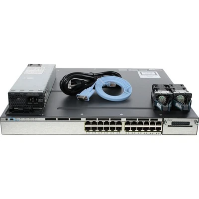 Conmutador Cisco Catalyst WS-C3750X-24P-S 24P 1GbE 435W PoE+ Foto 1 de 4