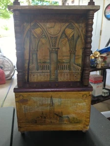 Antiguo juguete de campana infantil Schoenhut Trinity - Imagen 1 de 11