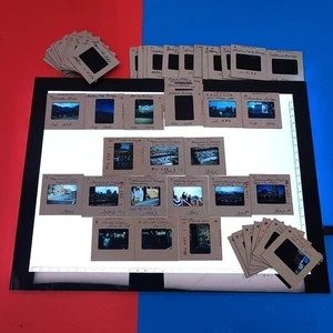 Slide Lot San Francisco Masonic Temple Construction Red Border Kodachrome photo - Picture 1 of 17