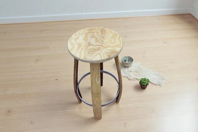 TOP NEU FASS BARHOCKER M10 TRESENHOCKER WEINFAß EICHENFASS STEHTISCHHOCKER Stuhl - Bild 1 von 4