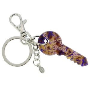 GlassOfVenice Murano Glass Key to Murano Keychain #3 - Picture 1 of 5
