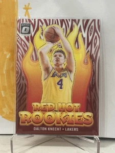 2024-25 Donruss Optic Dalton Knecht Red Hot Rookies RC #10 Lakers - Picture 1 of 2