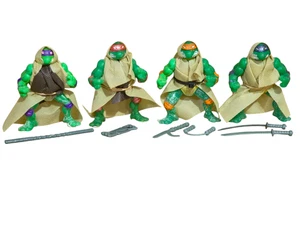 RARE TOY BOOTLEG MEXICAN 4 FIGURES TEENAGE MUTANT NINJA TURTLES 80'S III - Picture 1 of 6