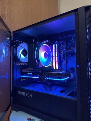 RGB Gaming Desktop PC Ryzen 7 7700x Intel Arc A770 16gb Limited Edition 32gb Ram - Image 1 of 4