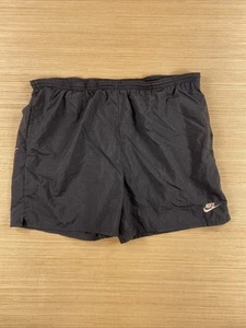 vintage nike swim trunks mens L 36-38 black mesh liner drawstring 90s retro y2k - Bild 1 von 11