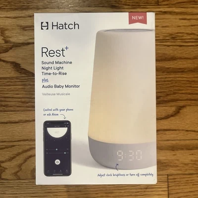 Hatch Rest Plus 音响机 夜灯上升音频监视器 - 密封 — 第 1/4 张图片