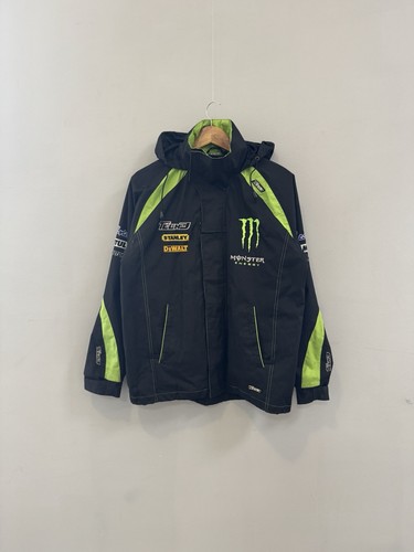 MONCLER Rara giacca da corsa Nascar Monster Energy Tech3 vintage Y2k