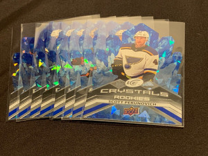 2021-22 UD ICE HOCKEY CRYSTALS/ ROOKIE CRYSTALS YOU PICK!!!