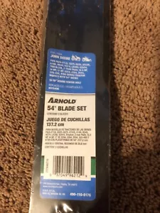 ARNOLD John Deere 54” Blade Set of 3 - 13/16” Center Hole 490-110-0176 M115496 - Picture 1 of 6