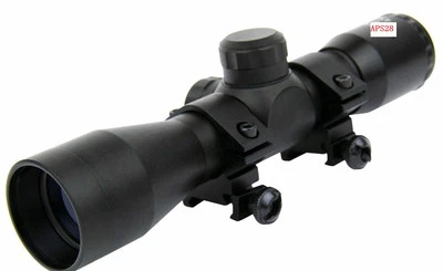 FIELD SPORT INC 4x32 Compact .22lr .223 .177 Rifle/Airgun Scope P4 Sniper Reticle + FREE Rings