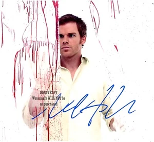MICHAEL C HALL DEXTER 8 x10" handsigniertes handsigniertes Foto 6597 - Bild 1 von 1