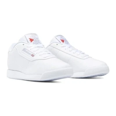 Reebok Princess 1475 Sneakers Women's US 5 White Leather Lifestyle Shoes EF290 - Image 1 of 4