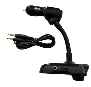 Wireless In-Car Bluetooth FM Transmitter MP3 Radio Adapter Car Kit USB Charger - Picture 1 of 4