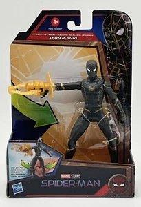Marvel Spider-Man Black & Gold 6 Inch Action Figure With Web Grappler - Picture 1 of 6