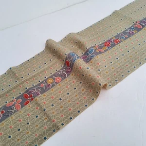 Tela de seda kimono vintage Swell Weaving Fukure Ori #D 6x81-2,25 yardas RT9 - Imagen 1 de 7