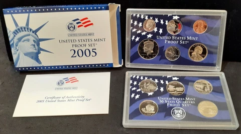 2005 U.S. PROOF SET - ORIGINAL BOX Cover
