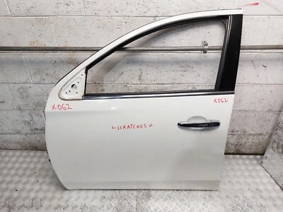 MITSUBISHI SHOGUN SPORT MK3 COMPLETE DOOR FRONT LEFT PASSENGER SIDE WHITE 2018 - Image 1 of 4