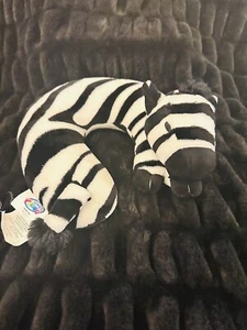 Cloudz Zebra Plush Soft N Cuddly Kids Travel Pillow - Picture 1 of 3