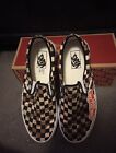 NEW Vans Classic Slip Ons Checkerboard Camo Dessert Skate Shoes Mens Size US 10 
