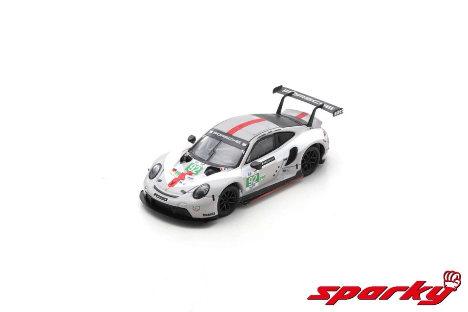 Spark 1/64 Porsche 911 RSR-19 #92 Porsche GT Team 24H Le Mans 2022 Y274 - Immagine 1 di 1