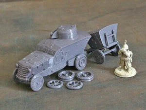 Coche blindado Romfell alemán 1915 15 mm/1:100 resina Primera Guerra Mundial - Imagen 1 de 1