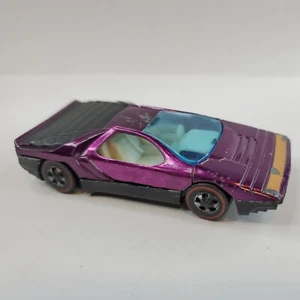 Vintage Hot Wheels Redline 1969 Carabo Magenta w White Interior Rare - Picture 1 of 9