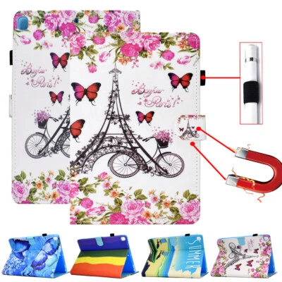 Para iPad 9ª 8ª 7ª Generación Air Pro Magnético Abatible Inteligente Cuero PU Estuche Soporte Cubierta Foto 1 de 4