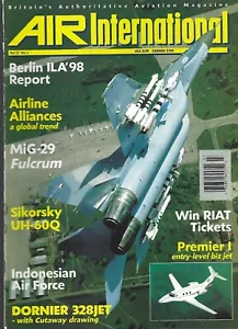 AIR INTERNATIONAL magazine July 1998 Vol 55 # 1 - Foto 1 di 1