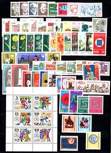 GERMANY: DDR/GDR, Sc#1071/B154, 1969 Collection: 60+ Stamps & 4 SS Mint NH OG - Picture 1 of 5