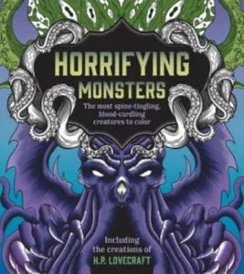 Horrifying Monsters Colouring-Horror Colouring Book- NEW!! - Picture 1 of 13